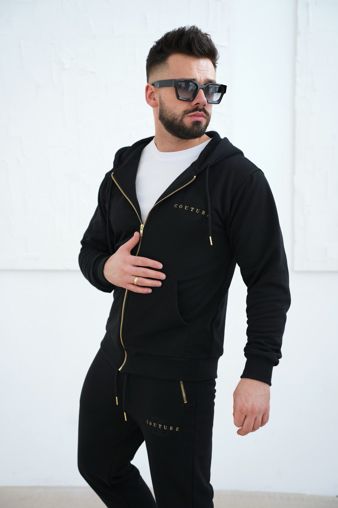 BLUZA MĘSKA BG FAR - CZARNY