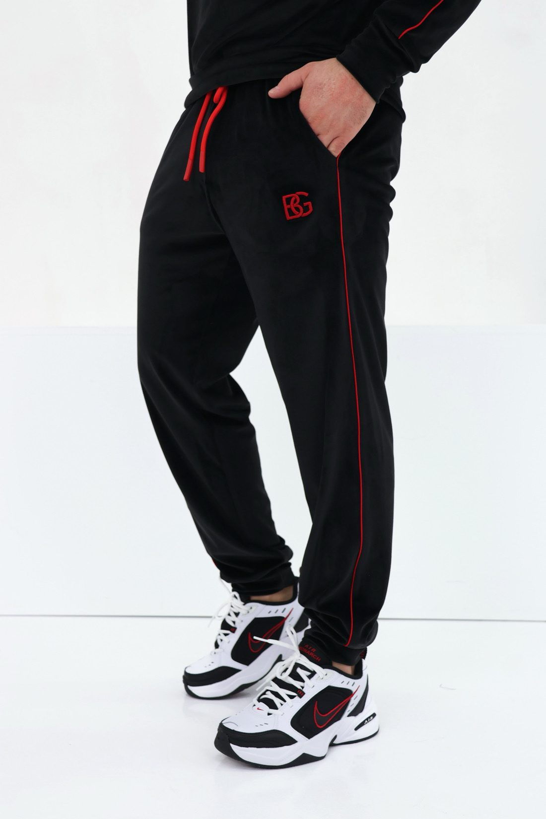 DRES MĘSKI BG AERO KOMPLET - CZARNY - obrazek 3