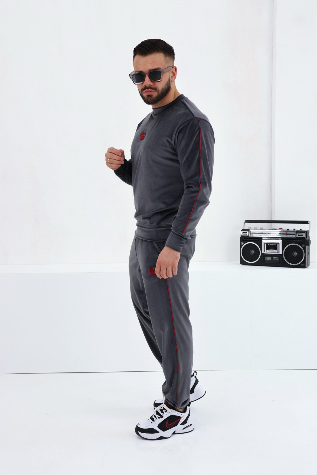 DRES MĘSKI BG AERO KOMPLET - GRAFIT