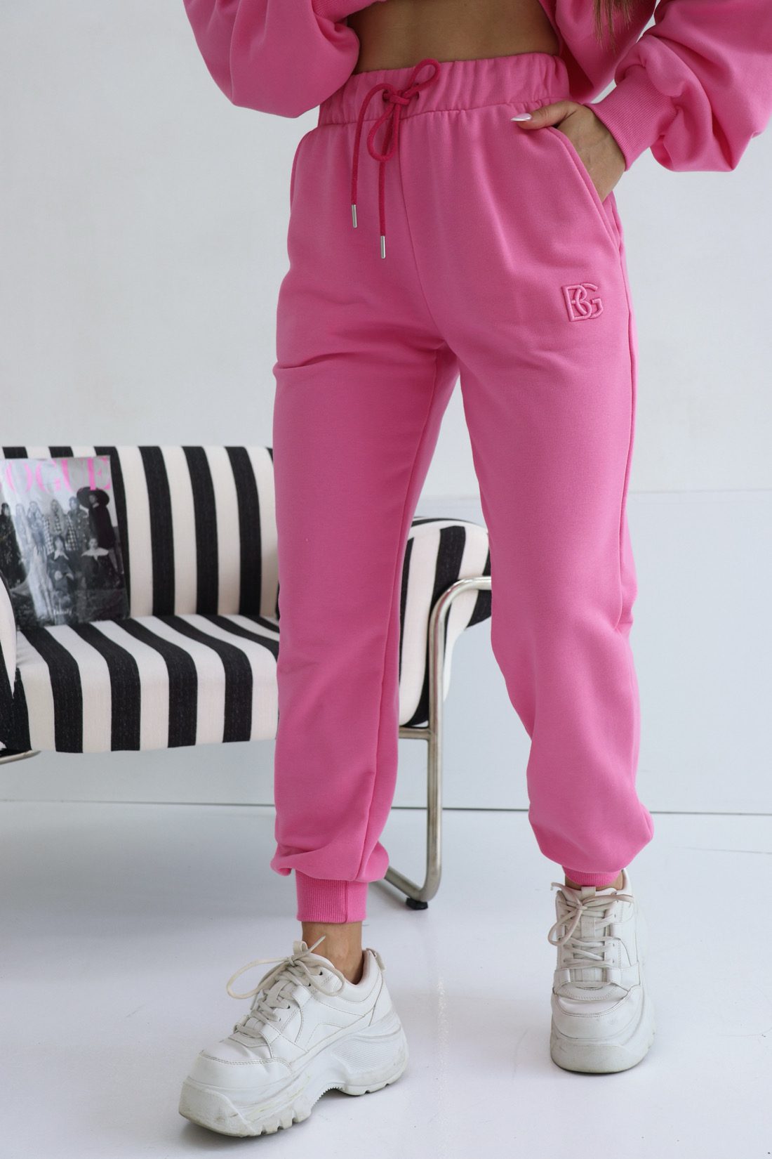 SPODNIE DAMSKIE BG BRAND - BARBIE RÓŻ