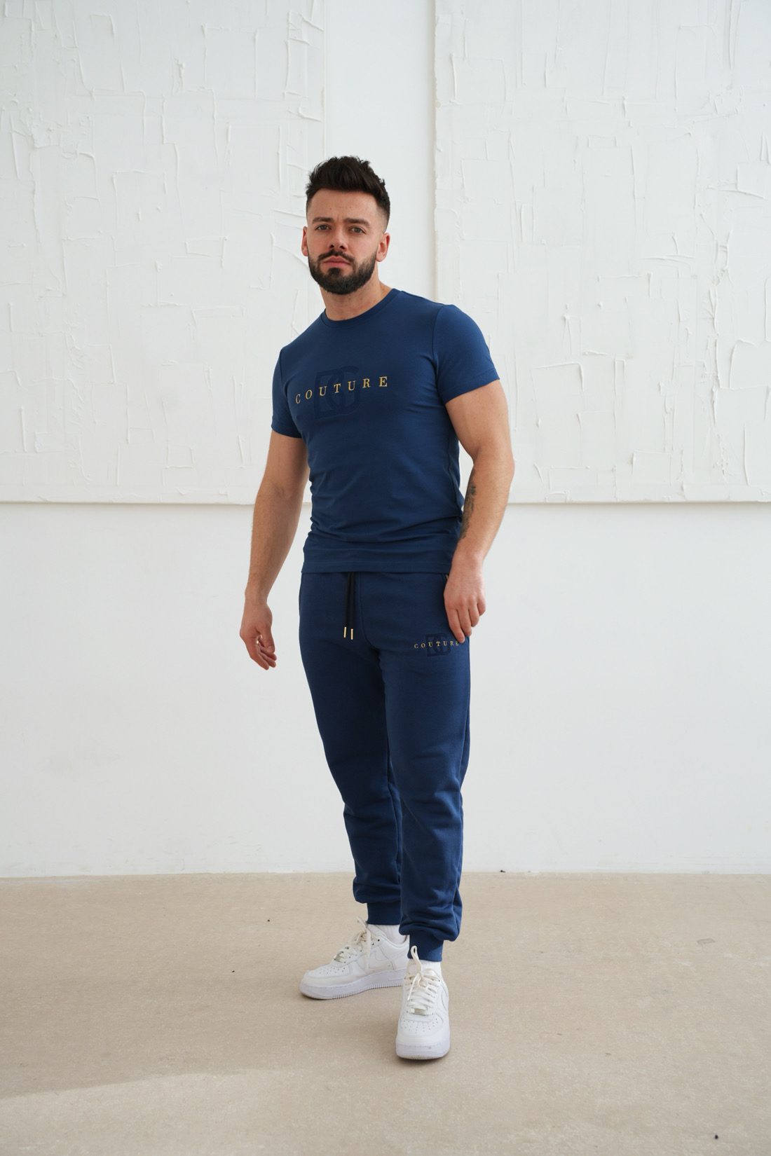 T-SHIRT MĘSKI BG FITO - GRANAT - obrazek 3
